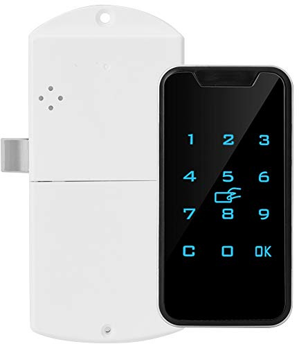 Intelligentes elektronisches Türschloss, Sicherheitsschloss, Touch-Tastatur, Passwortschloss, Digital, RFID, Keyless-Schloss aus Zinklegierung für Schubladen, Kleiderschränke