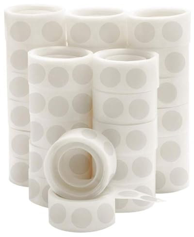 UPINS Glue Points Dots Double Sided Removable Glue Tape Dots for Balloons Crafts Decoration (3000, 12mm)