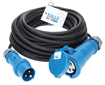 CEE-Verlängerungskabel 230V 32A H07RN-F 3G 4,0mm² 20 Meter von KALLE DAS KABEL