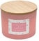 Sleepdown Botanical Wooden Lidded 2 Wick Candle Jar - Elderflower & Grapefruit - 325g