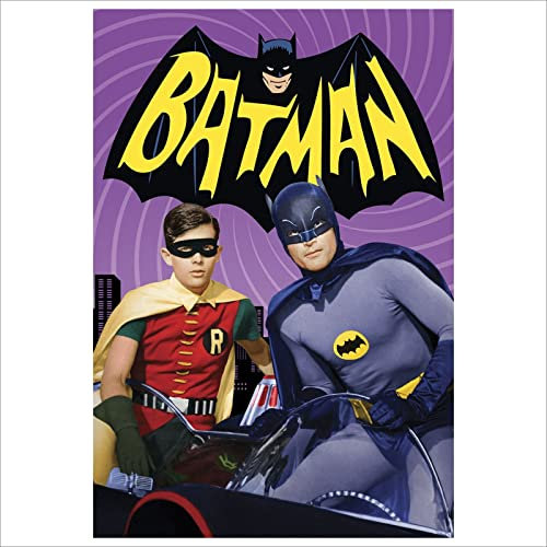 METAL Batman Original 1966 TV Show Movie Tin Poster Aluminium Sign Wall Art Door Plaque Film Room Man Cave DC Nearly A4 Size 280x190mm