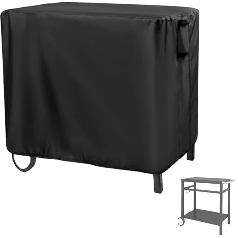 Ancadar Prep Table Cover for Keter Unity Small Portable Table, 101,6 cm Outdoor BBQ Cart Cover Buffet Grill Table Cover Bar Tool Cart Cover Cooler Covers Waterproof