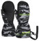 Reusch Maxi R-TEX XT Mitten warme, wasserdichte und atmungsaktive Fausthandschuhe Winterhandschuhe Fäustlinge Kinder Babys Kleinkinder Mädchen und Jungen, schwarz-Camouflage, V (ca. 5-6 Jahre)