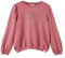 NAME IT Mädchen Sweatshirt mit Flockdruck Bambi Deco Rose 104