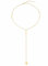 LUTER Long Necklace, Long Gold Necklaces for Women Exquisite Drop Y for Women Girls Party Wedding Prom (Triangle)