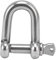 QANYEGN D Rings, Screw Pin Anchor Release Buckle, Stainless Steel D Shaped Bow Release Buckle for Chains, Outdoor Camping and Survival Ropes(M12)