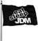 90X150cm Outdoor Flagge Iss Schlaf Jdm Gartenfahne With Metal Grommets Yard-Flaggen Wind Und Regenfeste Hofflagge Décor Für Yard Outdoor Porch