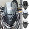 Modifizierte Teile für HAOJUE UHR150 UHR 150 UHR125 UHR 125 2021 2022 2023 Motorrad Frontscheinwerfer Verkleidungsmaske Windschutzscheibe Abdeckung Scheinwerfer Visierschutz (Rauch)