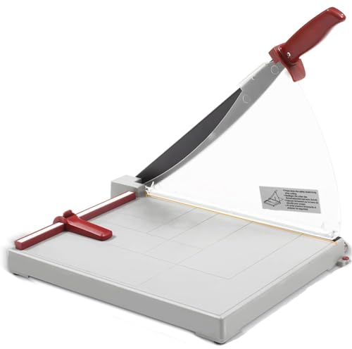 SAeWare Professional A4/A3 Paper Trimmer - Precision Guillotine Lever Cutter for Paper, Photos, Craft Cardboard, and More - Worktop Tool (A4)