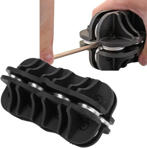 Telituny Rohr-Biege- und Richtwerkzeug, 10 mm Tubing Straightener, Handrohrglätter Rohrglätter Rohrbegradiger für Kupfer Edelstahl Stahl Aluminiumrohre für Gebogene Gewickelte Rohre