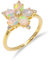 Natürlicher Feueropal Ring 925 Sterling Silber Ring für Frauen Männer Verlobungsring Äthiopischer Opal Ring R047