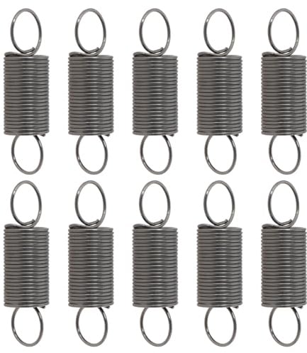 LT Easiyl 10 Stück Rasenmäher-Luftfahnen-Choke-Feder Kompatibel mit Briggs & Stratton OE 790849 19,4 X 5,3 Mm Drahtdurchmesser 0,4 Mm Choke-Rückholfeder Silberfarben