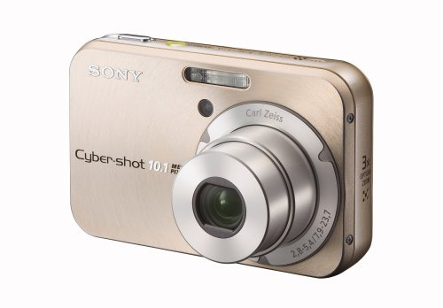 Sony Cyber-shot DSC-N2 Digital Camera (10.1 MP, 3x Optical Zoom Carl Zeiss Lens, 3.0-inch Touch Screen LCD, Wi-Fi, Silver (Renewed)