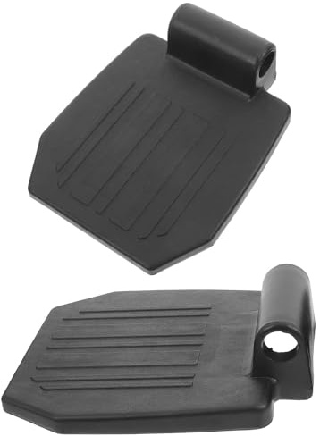 Tofficu Repose-pieds pour Fauteuil Roulant, 2 Pièces, en Plastique Pp Robuste, Antidérapant Grand Espace, Compatible Plupart des Modèles, Accessoire de Mobilité pour Personnes