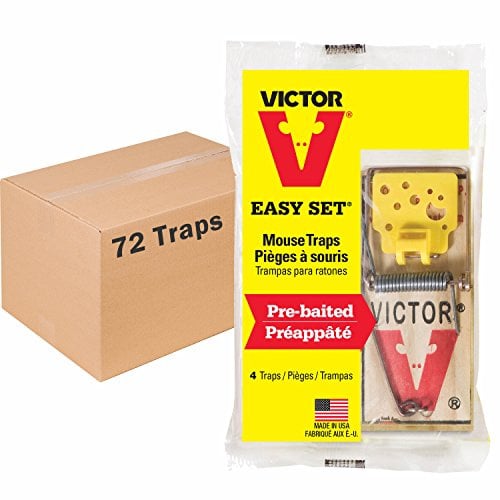 Victor Easy Set Piège à Souris 72 Traps Bois