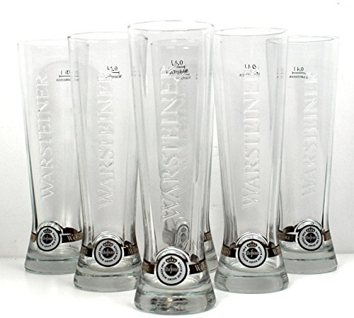 Warsteiner birra vetro 6 X 0,3l Cups Bicchieri di birra Boccale da Birra ~ MN 376 0872