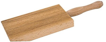 Tredoni Professionelles Gnocchi Holz-Paddel Schräg Grat Brett Pasta Hersteller 6x12 cm