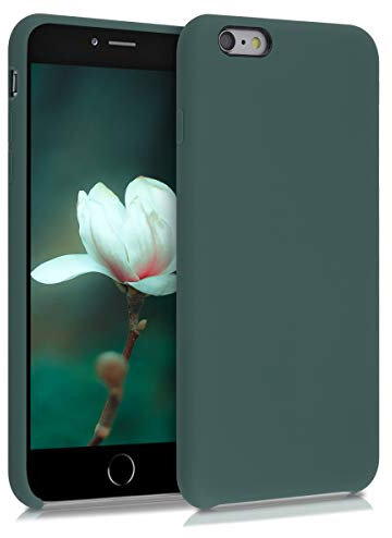 kwmobile Case Compatible with Apple iPhone 6 Plus / 6S Plus Case - TPU Silicone Phone Cover with Soft Finish - Blue Green