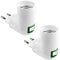 Akynite Portalampada E27 con interruttore senza Fili per Lampadina LED, AC 230V, Porta Lampade E27 Adattatore Piccolo, Faretto E27 per Lampada da Cucina, Lampada da Parete Interno, 2 pezzi