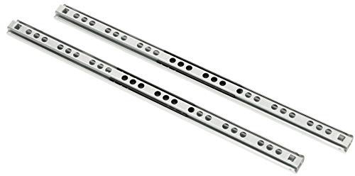 KOTARBAU® Lot de 2 glissières à billes télescopiques avec fermeture amortie SoftClose (L-278)