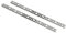 KOTARBAU® Kugelführung 2 Stk. 280 mm/17mm Teilauszug Schubladenschienen Rollenauszug Teleskopschienen Schubladen Auszüge