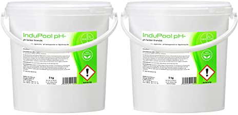 HERRLAN® pH-Minus Granulat 2 x 5 kg – Hochwirksamer pH-Senker | Food Grade für Pool, Chlor- & Salzwasseranlagen - Granuliertes Korrekturmittel – Made in Germany