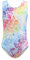 SEAUR - Gymnastikanzug Mädchen Turnanzug Ärmellos Kinder Tanzen Kleidung Farbverlauf Ballet Yoga Kleid Klassisch Trikot Gymnastik Regenbogen Muster 5-6 Jahre