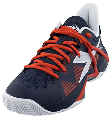 Diadora Herren B.Icon 2 Clay Tennisschuhe Blau Corsair und Wei , Blau, 45 EU