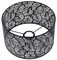 Abat-jour Moderne Style Simple Creusé Conception Lumière Couverture Décoration de La Maison pour E14 E27 Ampoules (Noir)