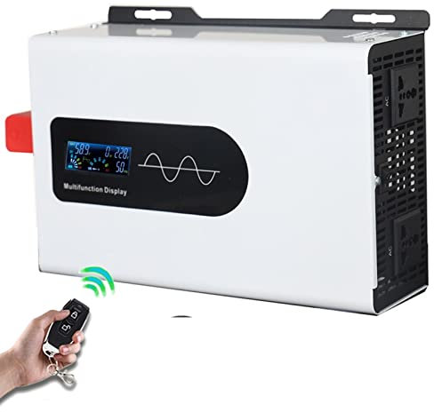 LMYYDES Onduleur sinusoïdal Pur 10000 W, convertisseur 12 V CC à 110 V/120 V CA, écran LCD pour Micro-Ondes de Voiture, système Solaire, Camping-Car, cuisinières à Induction,48Vto110V