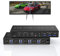 USB 3.0 KVM Switch 2 Monitors 4 Computers Displayport and HDMI, 4K 60Hz Dual Monitor KVM Switch 4 Port with Audio Microphone Output and 3 USB 3.0 Ports, HDMI+DP Monitor Switch for 4 PCs 2 Monitors