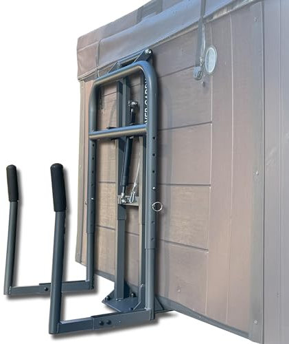 Cover Caddy Whirlpool-Abdeckung Heber für Spas - Universelle Passform, Keine Schrankbefestigung, Hot Spa Lift, Rostbeständiges Aluminium System, Fügt Bis Zu 3 Jahre
