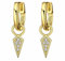 GW Ohrringe Damen Creolen Gold Aus 925 Sterling Silber Damenschmuck Damen Hoops Ohrringe Geschenke für Frauen Herren (Gold creolen)