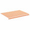 Gecheer Markisenstoff Markise Markisenbespannung Ersatzstoff Wasserabweisend & Sonnenschutz Ersatz Markisentuch Gelb und Orange 3,5x2,5 m