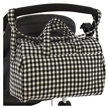 Bolsa de Canastilla Rosy Fuentes - Bolso Cambiador - Gran Capacidad - Elegante y Práctica - Materiales de Máxima Calidad -Negro