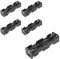 Hsthe Sea (Pack of 5 8 AA Battery Holder, Two Layers Battery Case, 12v AA Battery Holder, 8 AA Battery Holder with Leads with (Pack of 5) I Fonts Clip Connector