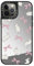 CASETiFY Mirror iPhone 12 Pro Hülle [Reflektierend/1,5 m Fallschutz/Kompatibel mit Magsafe] – Kaninchenband – Silber auf Schwarz