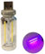 ohfruit Retro Auto Lampen USB LED Auto Innenraum Atmosphäre Lichter USB Automotive Innenraum LED Lampe Mini Fahrzeug Innenraum LED Licht für Auto Schlafzimmer Flur Lila
