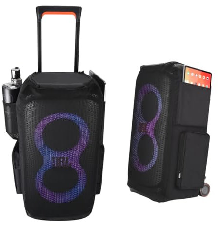 Outdoor KTV Speaker Cover for JBL PartyBox Stage 320 Wireless Speaker Portable Microphone Audio Cable Large Capacity Storage，Multifunctional Protect Case for JBL PartyBox 320 Case