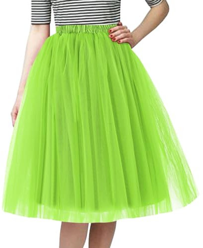 Gonna Bambina Gonne Tulle Colorate Gonnellina Tulle Gonna in Tulle Voluminosa Elastico Danza Classica Ballerina Dress Gonna Pomposa Gonna Nera Tulle Bambina Gonne Lunga Nera Estate