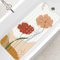 SHUCHING Boho Badewannenmatte rutschfest, 100 X 40 cm Badematte rutschfest, Antirutschmatte Badewanne 100% BPA Frei, Schimmelresistent & Maschinenwaschbar, Böhmen Blumen
