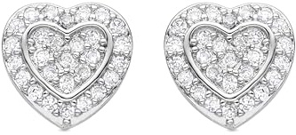 LUXENTER Ohrringe Manye mit Silber-Finish