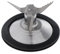QASULER 732231094 4184 4184-625 Entsafter-Zubehör Eisschneider, for Braun, MX2050 Mixer-Ersatzklinge