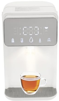 Distributore istantaneo di acqua calda bollitore istantaneo 2000 W temperatura regolabile con vassoio a goccia,3.5L, per acqua bollente, caffè, tè, latte