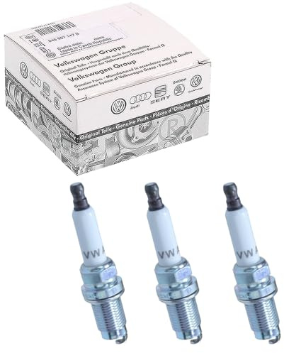 3x Zündkerze | 3x 04E905601B passend für 1.0 Q2 Arona Fabia 3
