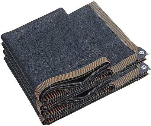 YAOJIA Red De Sombra Negra con Protección UV For Balcón, Patio, Porche, Jardín Y Exteriores, Trampa De Malla De Tela Transpirable con Ojales, Cubierta For Plantas De Invernadero(5x10m(16.4 * 32.8ft))