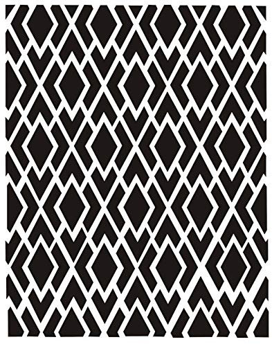 Ideen mit Herz Laser-Kunststoff-Schablone, DIN A4, Hintergrund | Kreative Wandgestaltung, Textilien, Papier, Scrapbooking (Strickmuster 2)