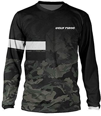 UGLY FROG MTB Downhill Jersey MX MTB DH Trikot Motocross Offroad Große Geschenke für Freund