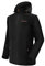 Acme Projects Veste Softshell pour homme avec capuche amovible, imperméable, respirante, 8000 mm / 5000 g, fermeture à glissière YKK (XX-Large, noir)