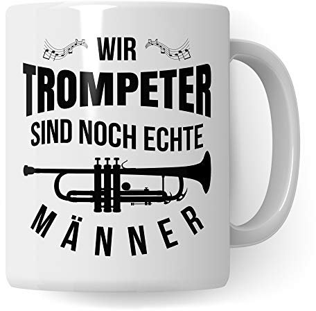 Pagma Druck Trompete Geschenke Tasse, Musiker Geschenke Trompete, Kaffeetasse Trompeter Trompetenspieler Deko, Trompete Geschenkideen Becher Musiker Blechbläser Dekoration Spruch